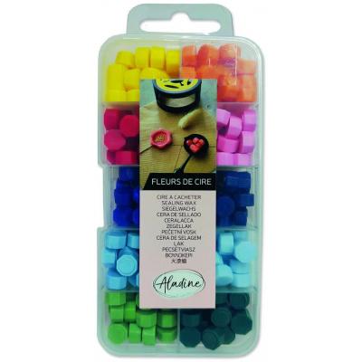 Aladine - Wax Flowers Box Bright Colors