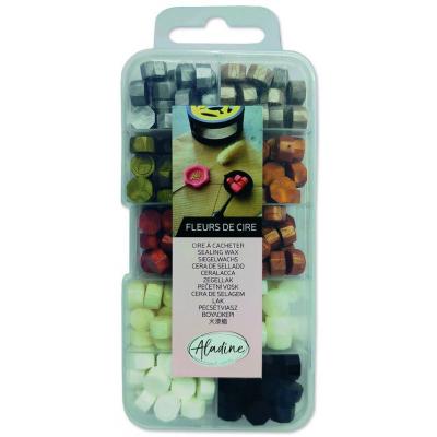 Aladine Wax Flowers Box -  Metallic Colors