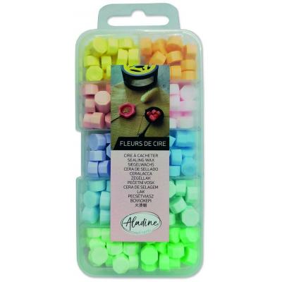 Aladine Wax Flowers Box - Pastel Colors