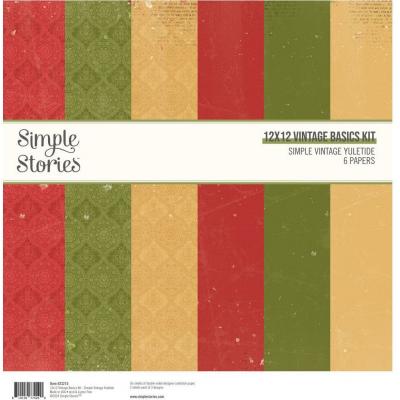 Simple Stories Simple Vintage Yuletide - Vintage Basics Kit
