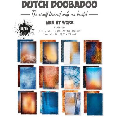Dutch Doobadoo Men at Work - Paper Pack