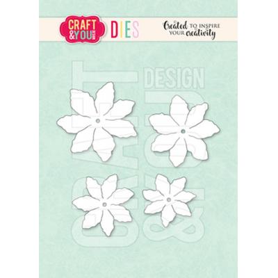 Craft & You Design Cutting Dies - Magda's Seven Petal Flower
