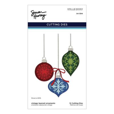 Spellbinders Etched Dies - Vintage Layered Ornaments