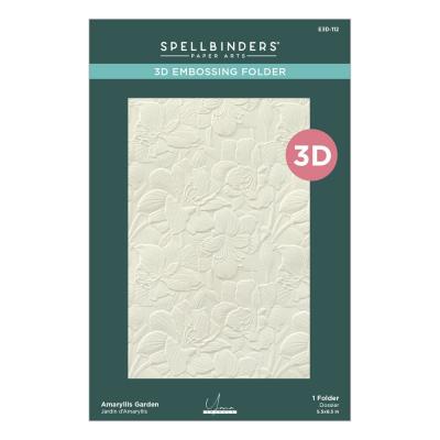 Spellbinders Embossing Folder - Amaryllis Garden