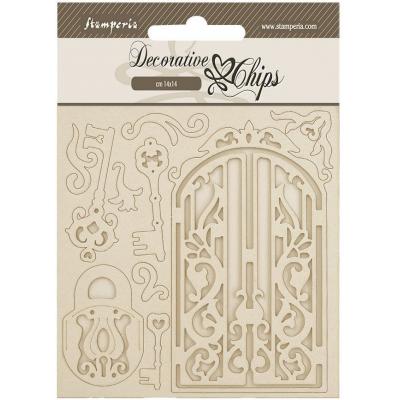 Stamperia Old Lace - Gate and Key