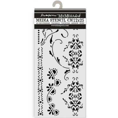 Stamperia Old Lace Thick Stencil - Borders