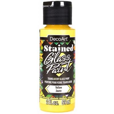DecoArt Stained Glass Paint - Yellow