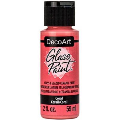 DecoArt Glass Paint - Coral