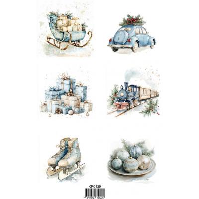 Reprint Cutouts Paper - Winter