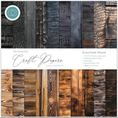 Craft Consortium Essentials Paper Pad - Scorched Wood