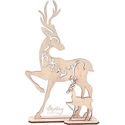 Mintay Papers Woodies Decor - Reindeers