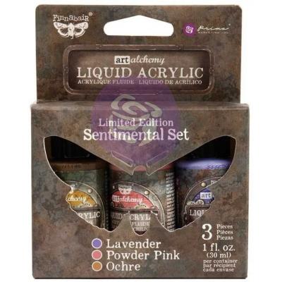 Prima Marketing Finnabair Limited Edition Liquid Acrylic Set - Sentimental