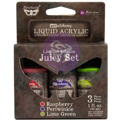Prima Marketing Finnabair Limited Edition Liquid Acrylic Set - Juicy