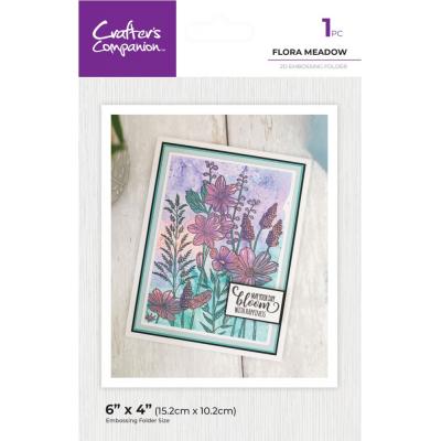 Crafter's Companion Duet ColourBloom 3D Embossing Folder - Flora Meadow