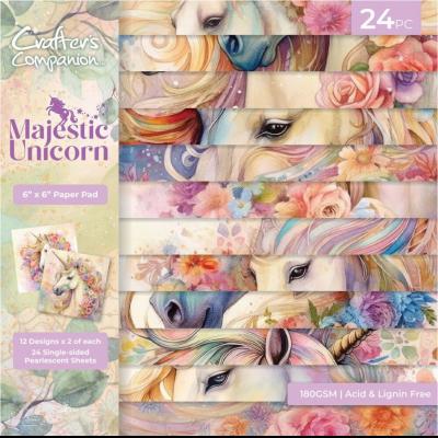 Crafter's Companion Majestic Unicorn - Paper Pad