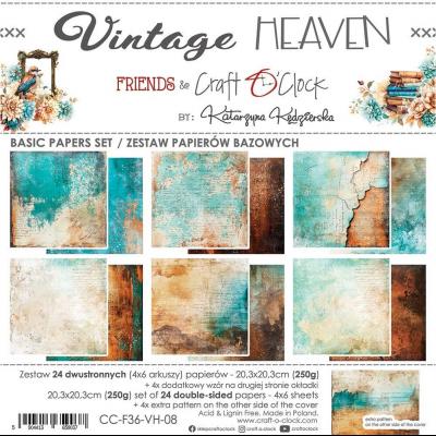 Craft O'Clock Vintage Heaven - Basic Papers Set