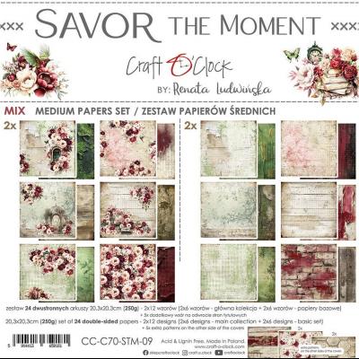 Craft O'Clock Savor The Moment - Medium Papers Set