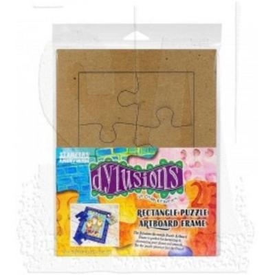 Stampers Anonymous Artboard Frame Dylusions Rectangle Puzzle