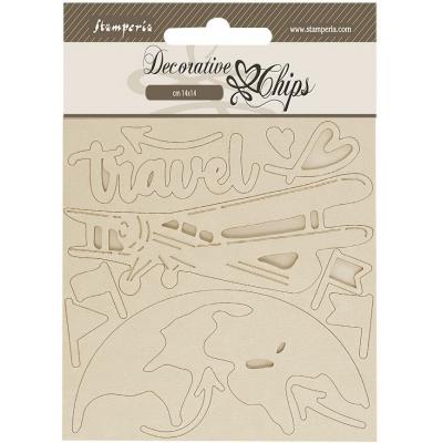Stamperia Art of Travelling - Airplane