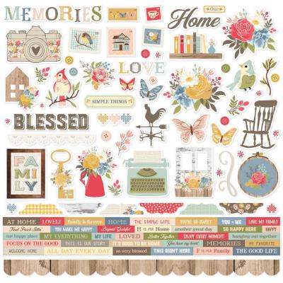 Simple Stories Front Porch  - Cardstock Sticker