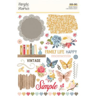 Simple Stories Front Porch  - Rub Ons