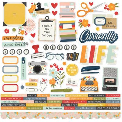 Simple Stories For The Record - Cardstock Sticker
