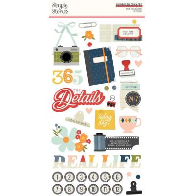 Simple Stories For The Record - Chipboard Sticker