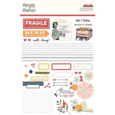 Simple Stories For The Record - Rub-Ons