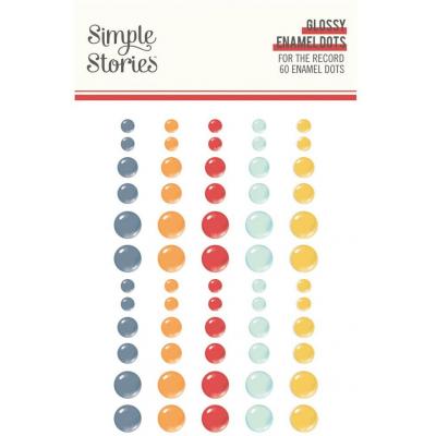 Simple Stories For The Record - Glossy Enamel Dots