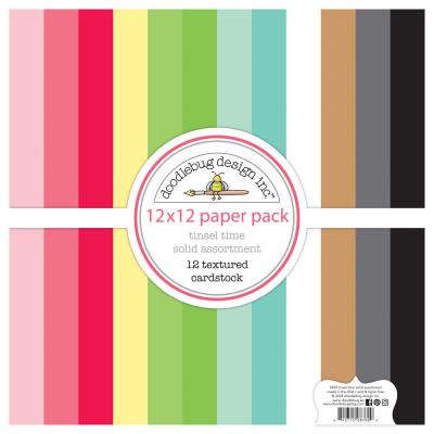 Doodlebug Design Tinsel Time - Solid Assortment