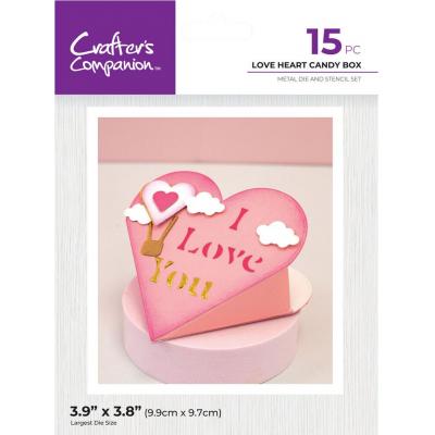 Crafter's Companion Metal Die - Love Heart Candy Box