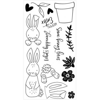 Sizzix Catherine Pooler Stempel - Bunny Bits & Blooms