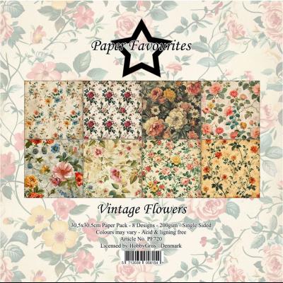 Paper Favourites Paper Pack - Vintage Flowers