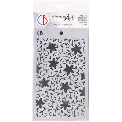 Ciao Bella Timeless Moments Stencil - Vintage Filigree Pattern