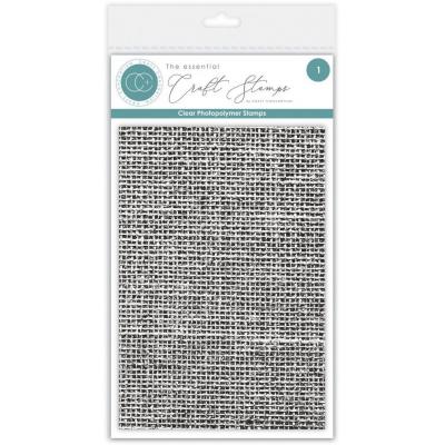 Craft Consortium Stempel - Hessian Texture