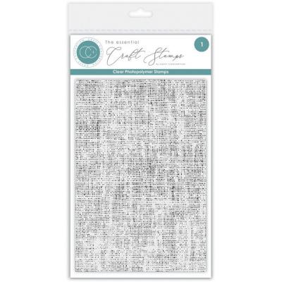 Craft Consortium Stempel - Linen Texture