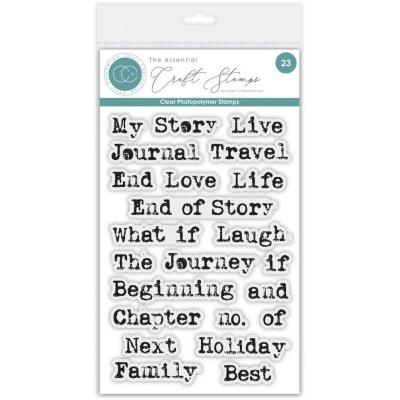 Craft Consortium Stempel - Journal Sentiments