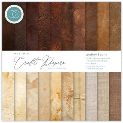 Craft Consortium Essentials Paper Pad - Leather Bound