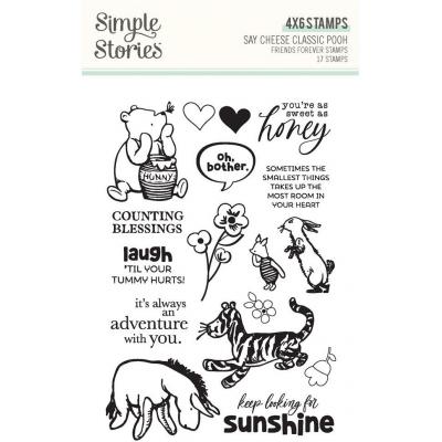 Simple Stories Say Cheese Classic Pooh Stempel - Friends Forever