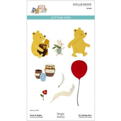 Spellbinders Etched Dies - Pooh & Piglet