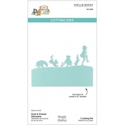 Spellbinders Etched Dies - Pooh & Friends Silhouette