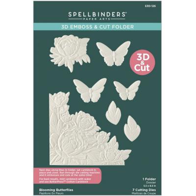 Spellbinders 3D Emboss & Cut Folder - Blooming Butterflies