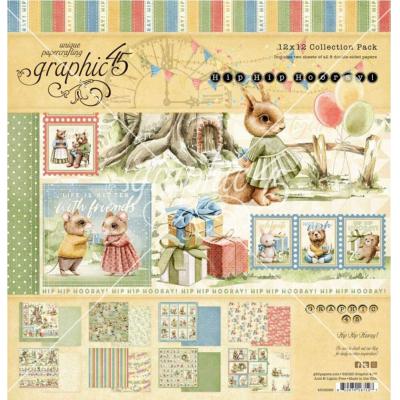 Graphic 45 Hip Hip Hooray - Collection Pack