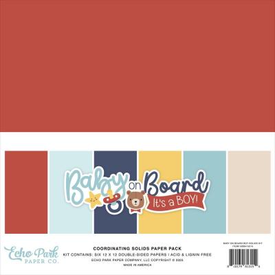 Echo Park Baby On Board It's a Boy! - Coordinating Solids