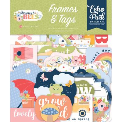 Echo Park Blossoms And Bees - Frames & Tags
