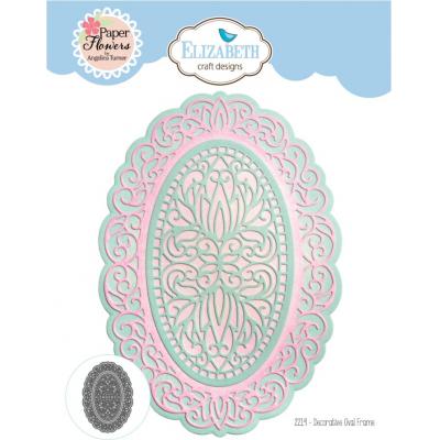 Elizabeth Craft Designs Spring Awakening Dies - Decorative Oval Frame