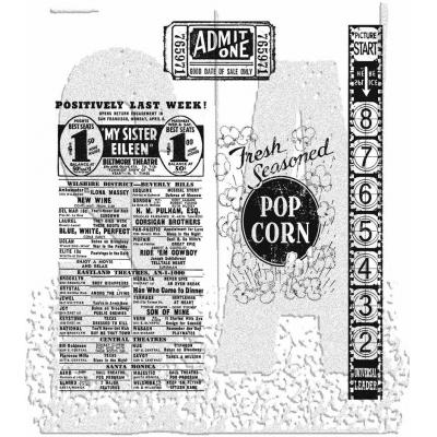 Stampers Anonymous Tim Holtz Stempel - At The Movies