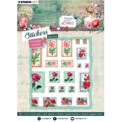Studio Light Sending You Love - Postage Stamps & Quotes