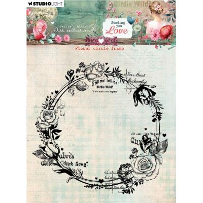 Studio Light Sending You Love Stempel - Flower Circle Frame