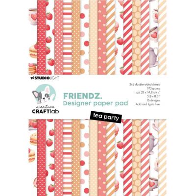 StudioLight Creative Craftlab Paper Pad - Tea Party